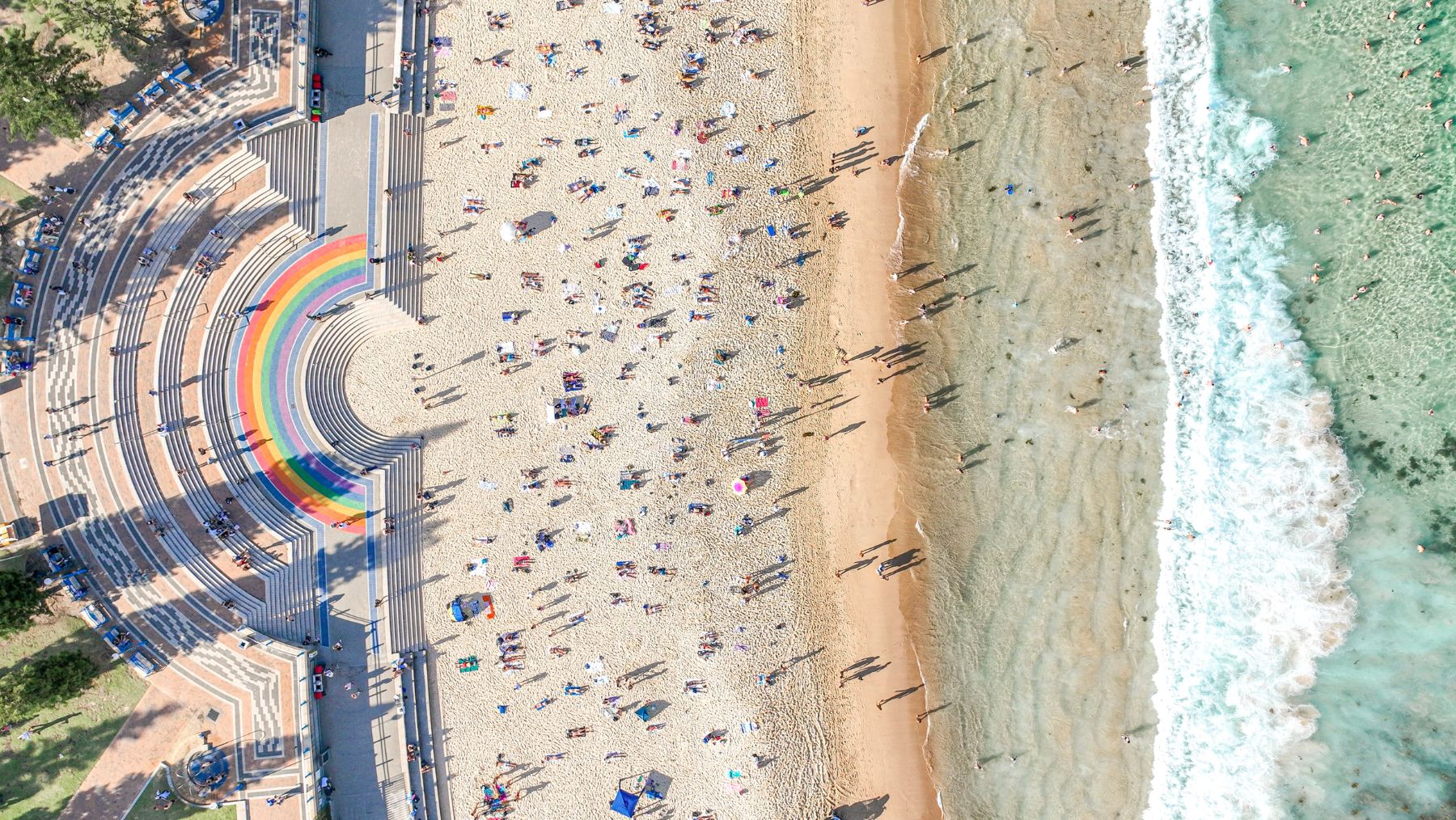 people on Coogee Beach