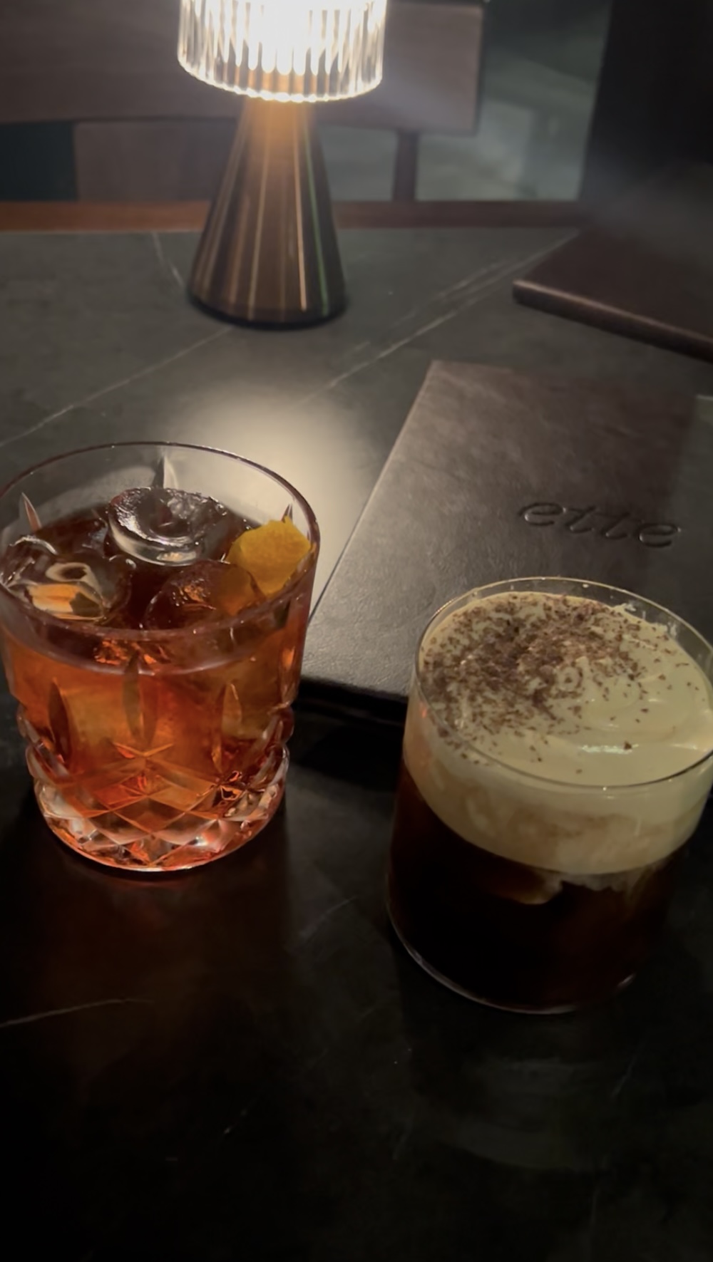 Cocktails at Ette