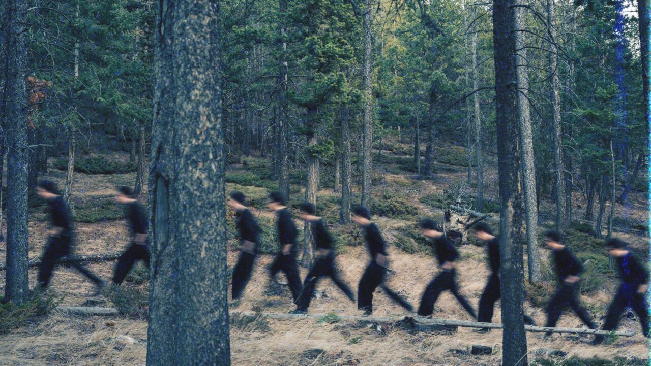 Scott Silven in a forest