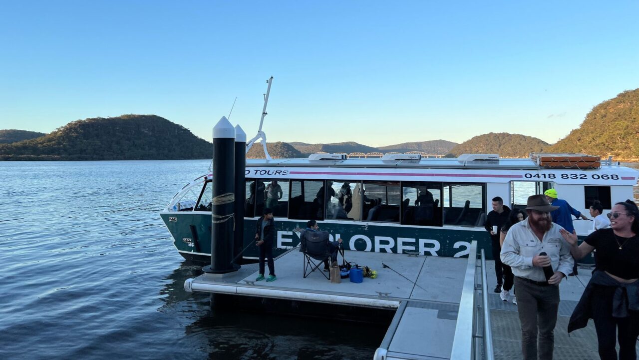 the boat ramp Hawkesbury River