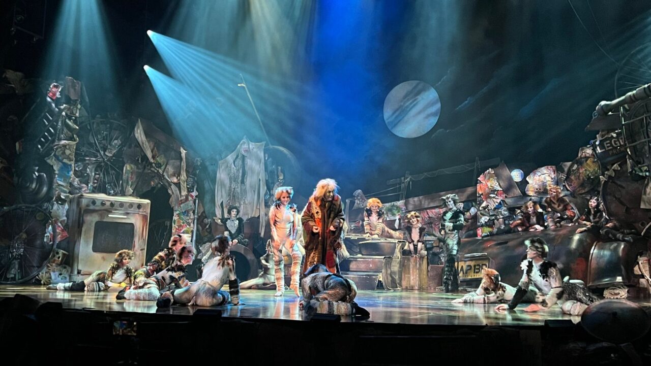 Todd McKenney as Gus the Theatre cat in CATS the musical