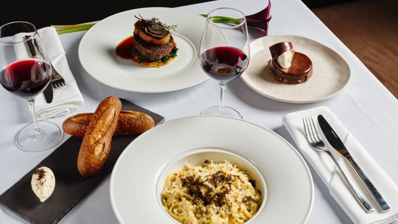 The Fullerton Hotel Sydney truffle menu
