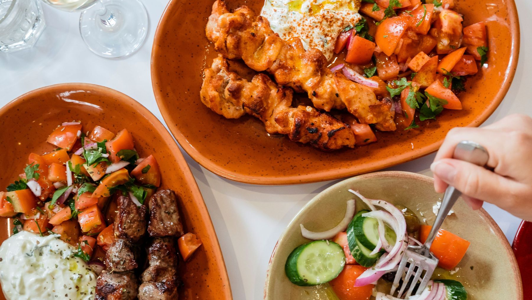 Classic Greek food available from Kouzina Greco in Parramatta.