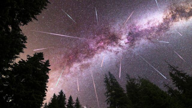meteor showers double meteor shower