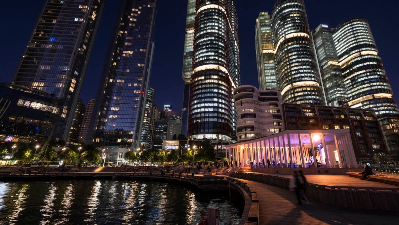 Nocturn at Barangaroo Pier Pavilion