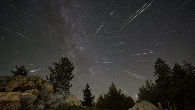 Perseids meteor shower credit Preston Dyches