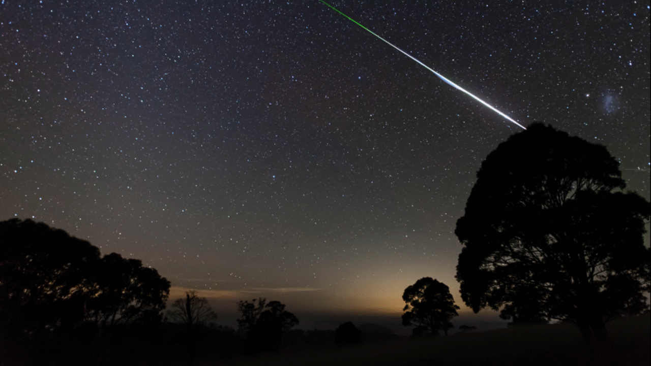 Bubbletent Australia for a meteor shower Sydney