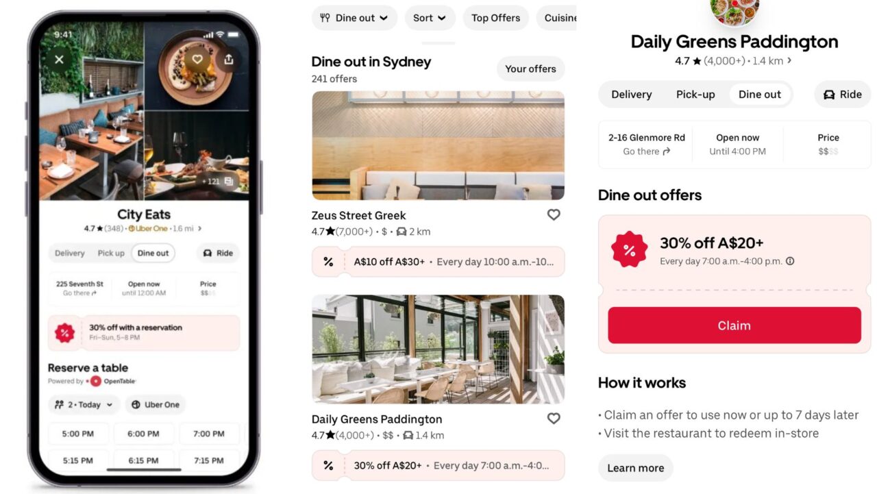 Uber Eats' Dine Out