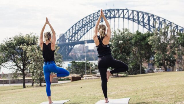 Yoga by the bridge sydney