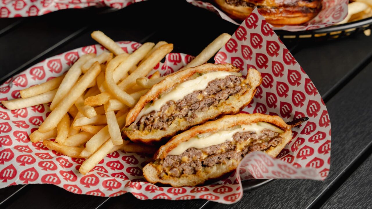 cheeseburger jaffle fries