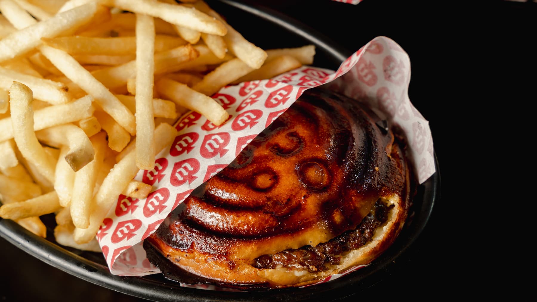 Cheeseburger jaffle