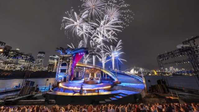 Handa Opera fireworks