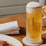 Australia’s coolest lager is poured straight from a frozen tap at Felons Seafood on Manly Wharf