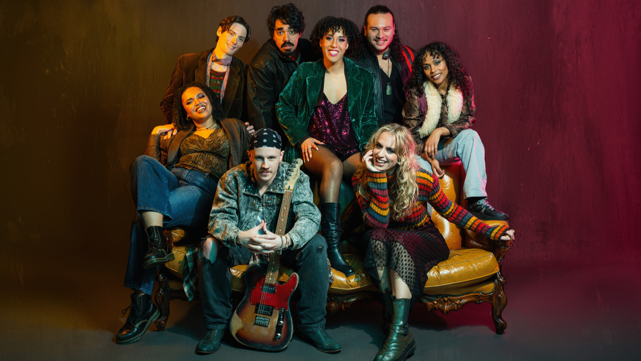 The cast of Rent