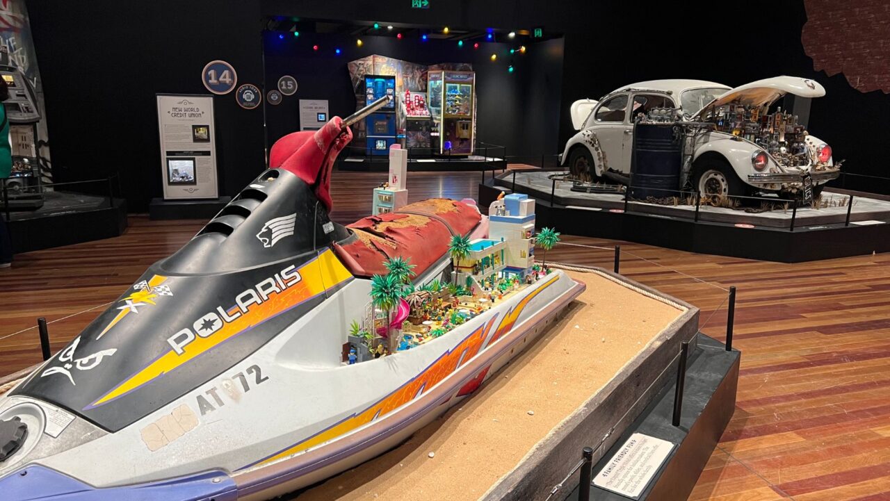 Lego Car and Jetski