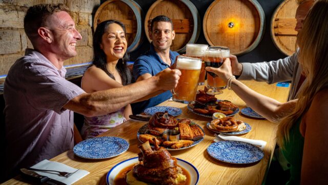 Munich Brauhaus Sydney Father's Day group