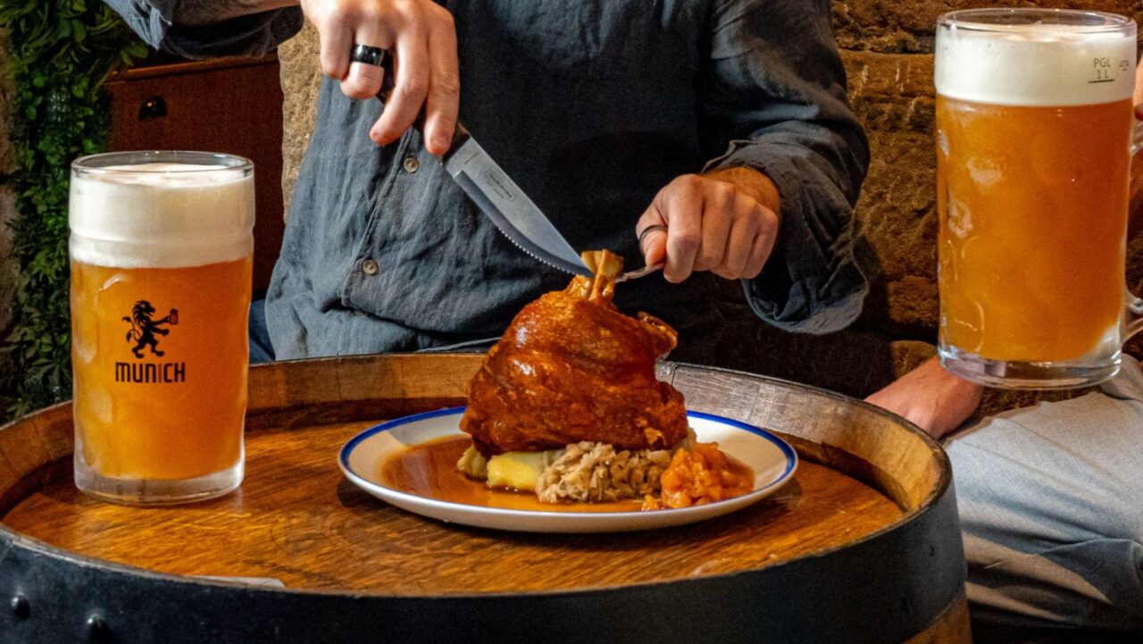 Munich Brauhaus pork knuckle