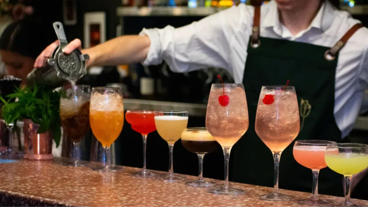 cocktails at the flower shop Penrith