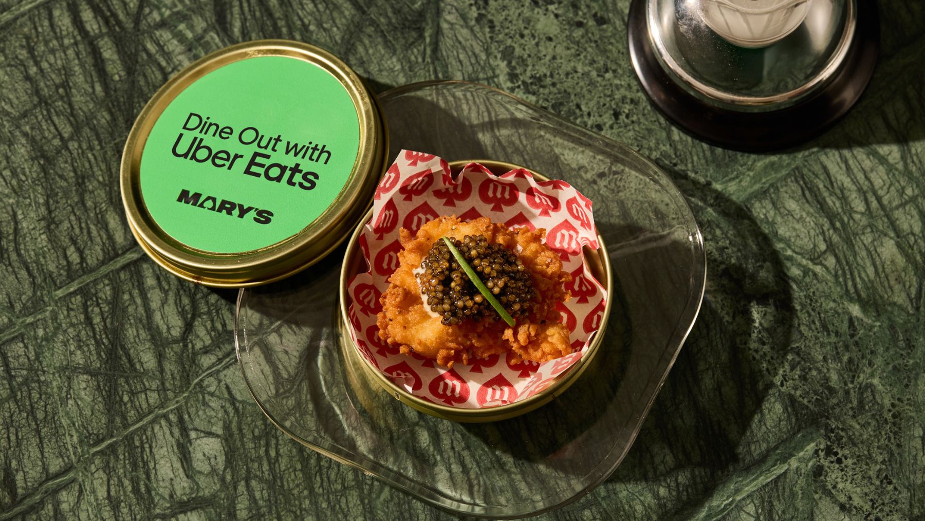 mary's fried chicken and caviar