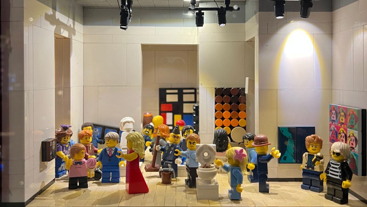 close up of lego