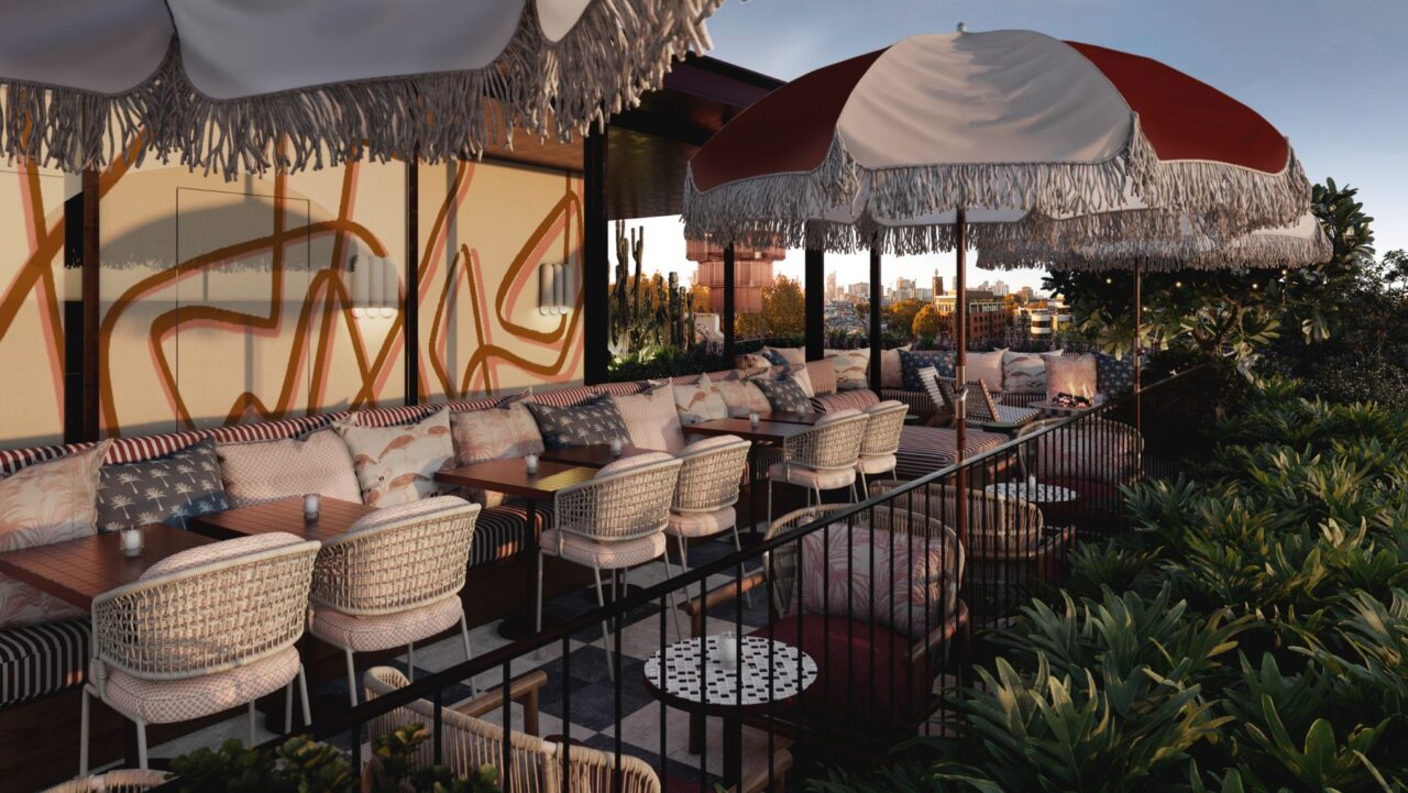 rooftop bar 25 hours hotel