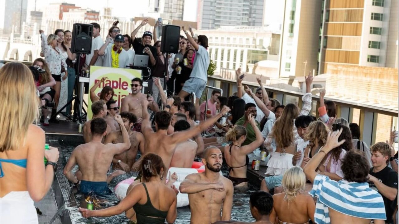 Maple Social Club pool party