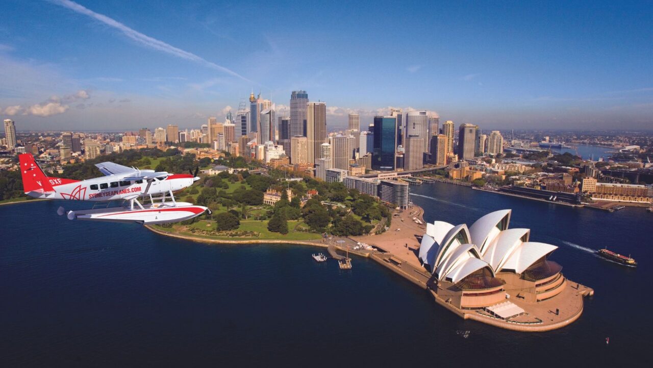 Sydney Seaplanes above Sydney Opera House