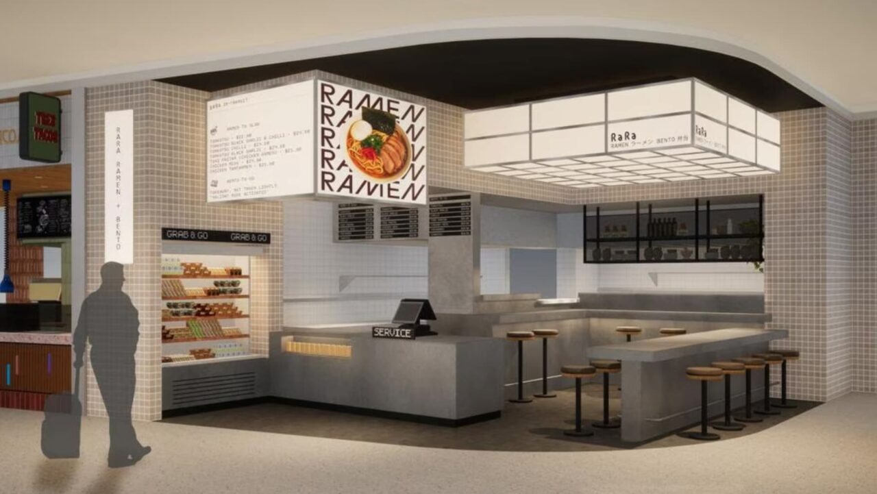 rara ramen sydney airport