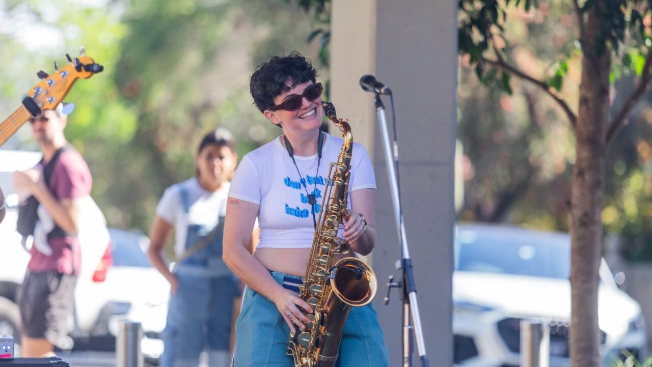Saxophonist Marrickville Music Festival
