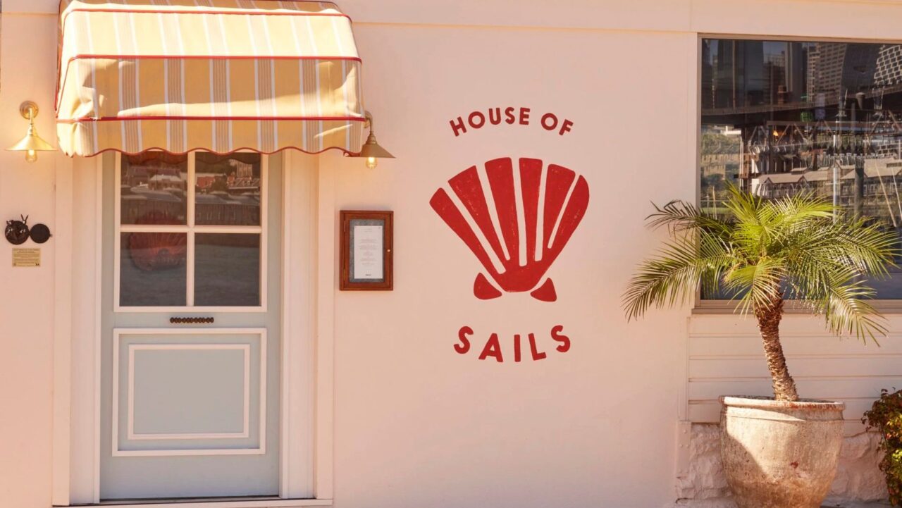 Th exterior of Sails on Lavender Bay