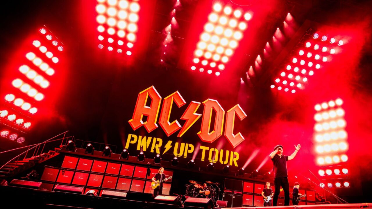 ACDC performing