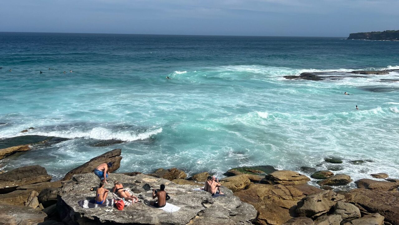Mackenzies Bay on the  Bondi to Coogee Coastal Walk