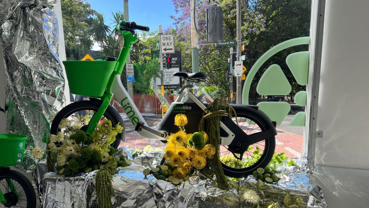 New Lime Bike Display