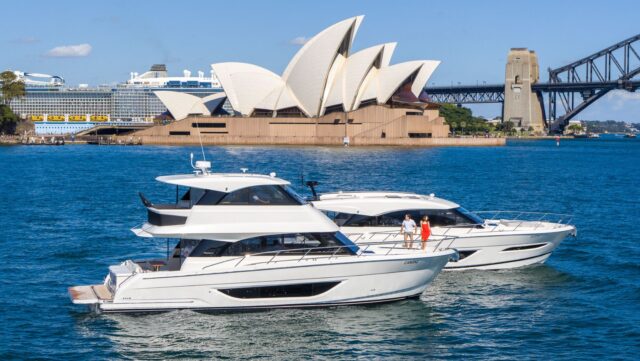 Sydney International Boat Show Boats heading in