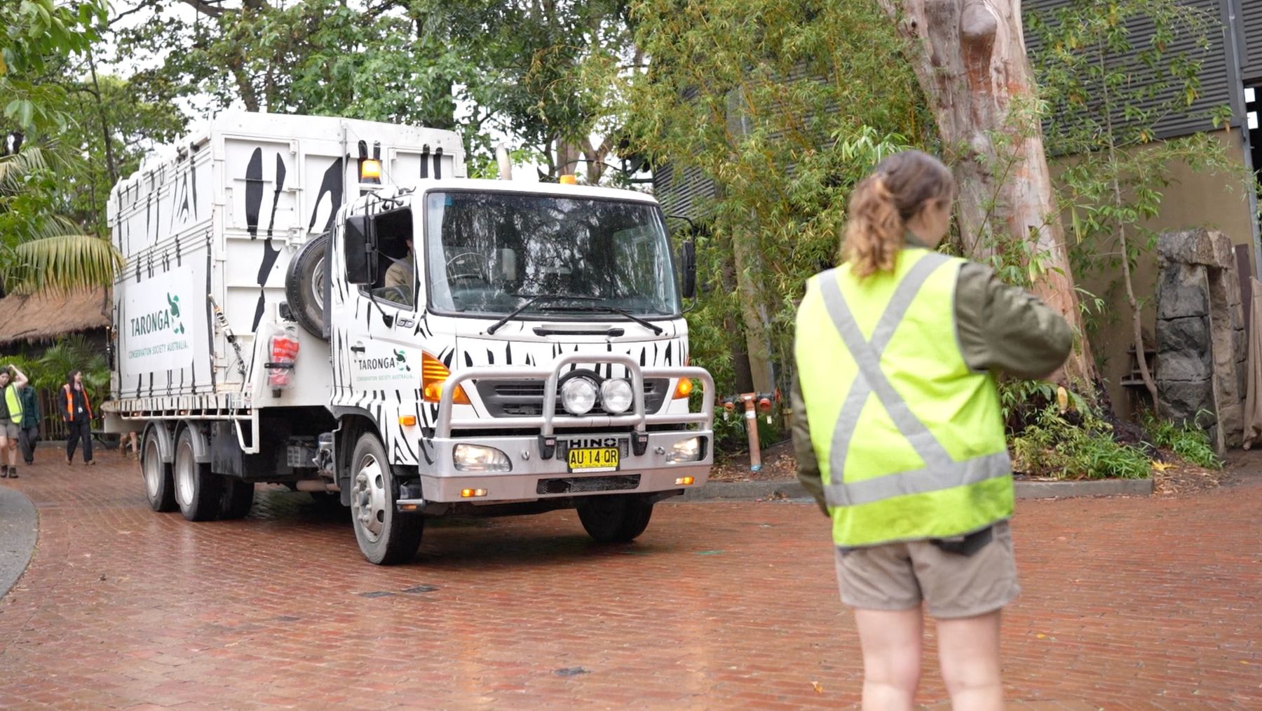 Arriving at Taronga Zoo