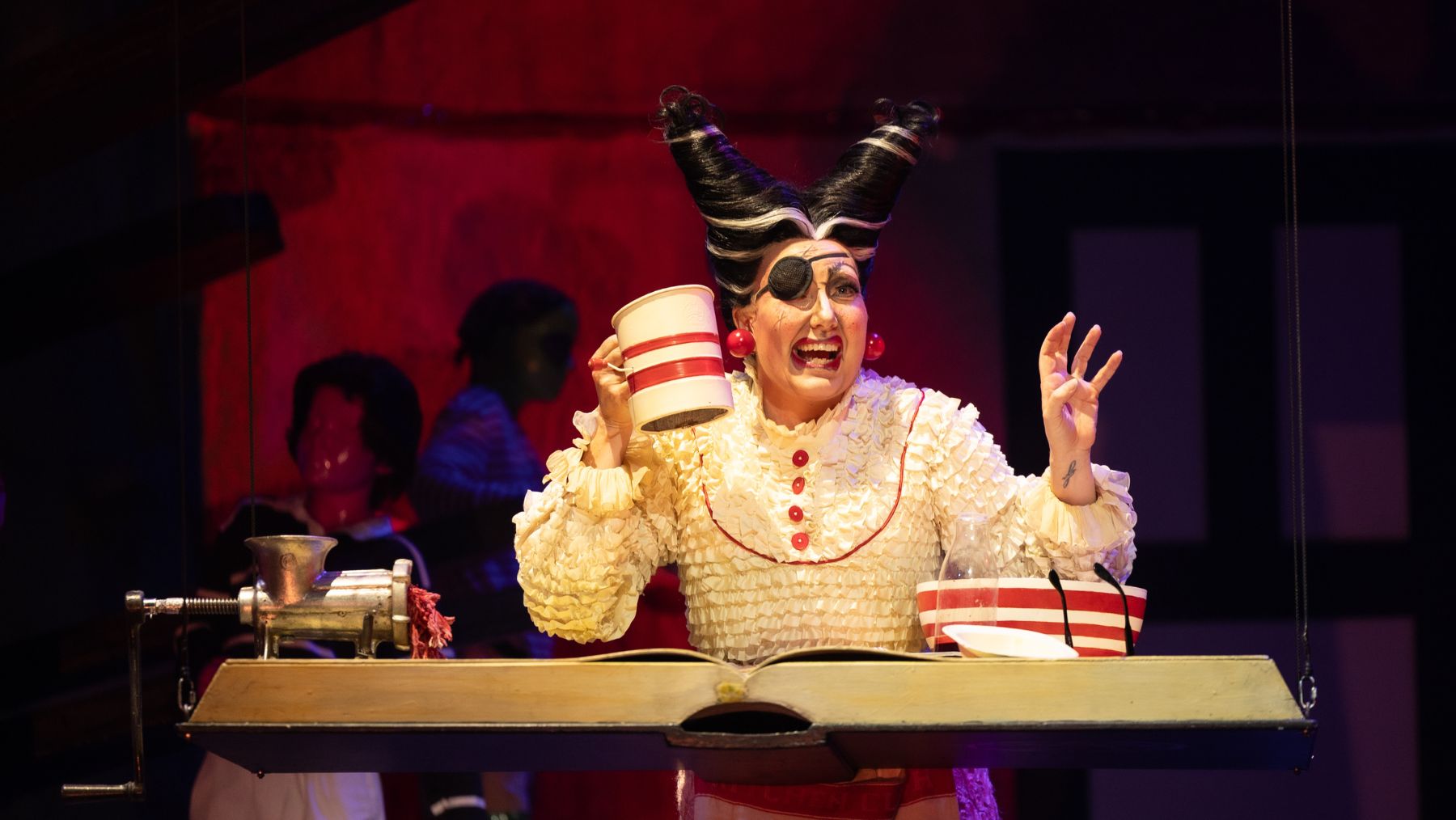 Jane Ede as The Witch in Opera Australia's production of Hänsel & Gretel