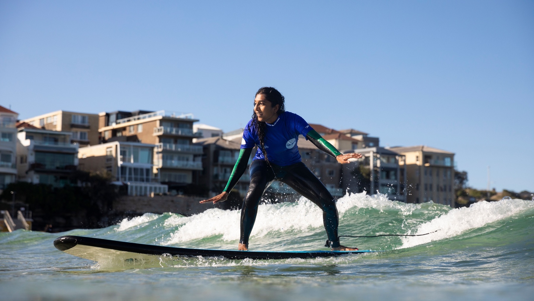 Learning to surf with Lets Go Surfing, Bondi Beach