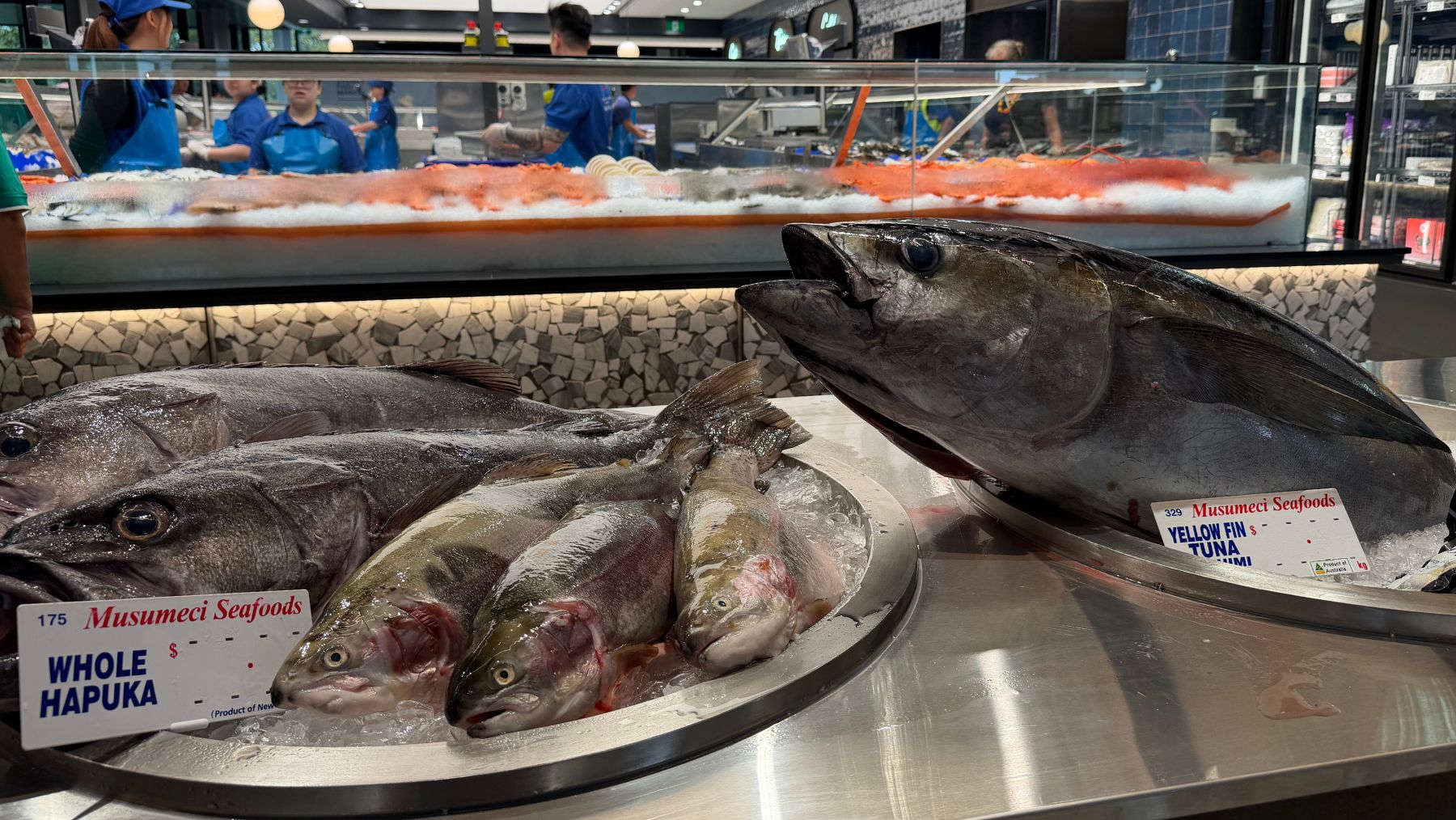 new Sydney Fish Market fish