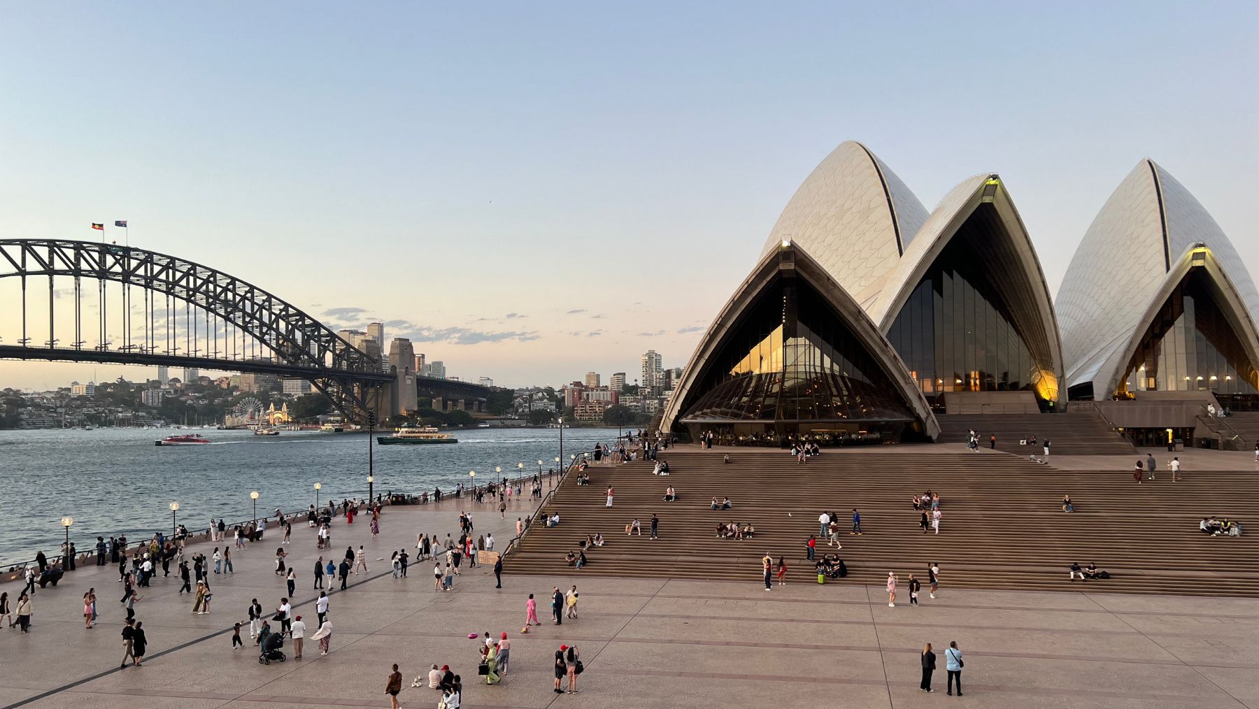 Sydney Opera House and Sydney Harbour Bridge