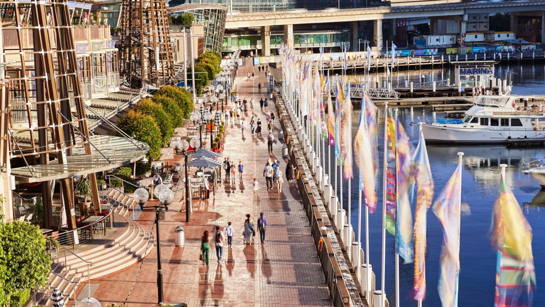 Cockle Bay Wharf Darling Harbour pre-show dining guide