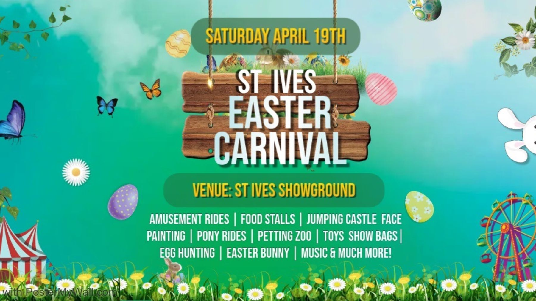 The St Ives Easter Carnival Banner