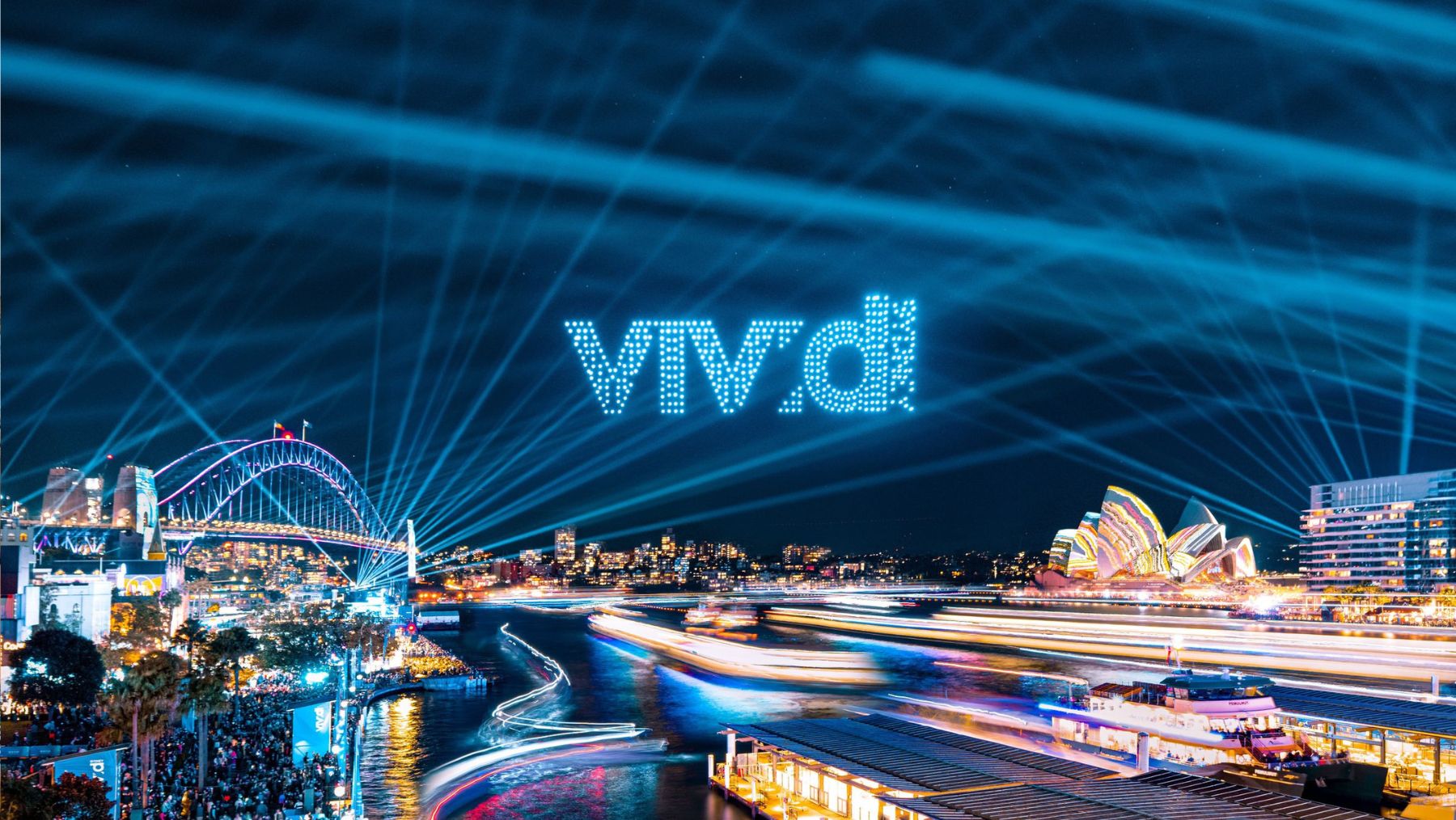 Vivid Sydney Drones