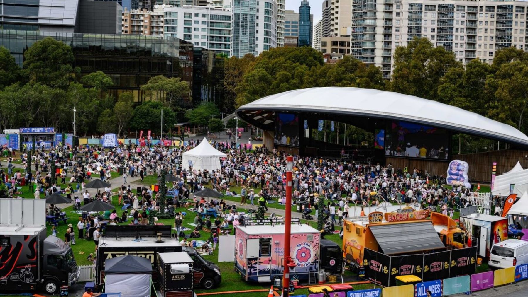 Sydney Comedy Festival at Tumbalong Park