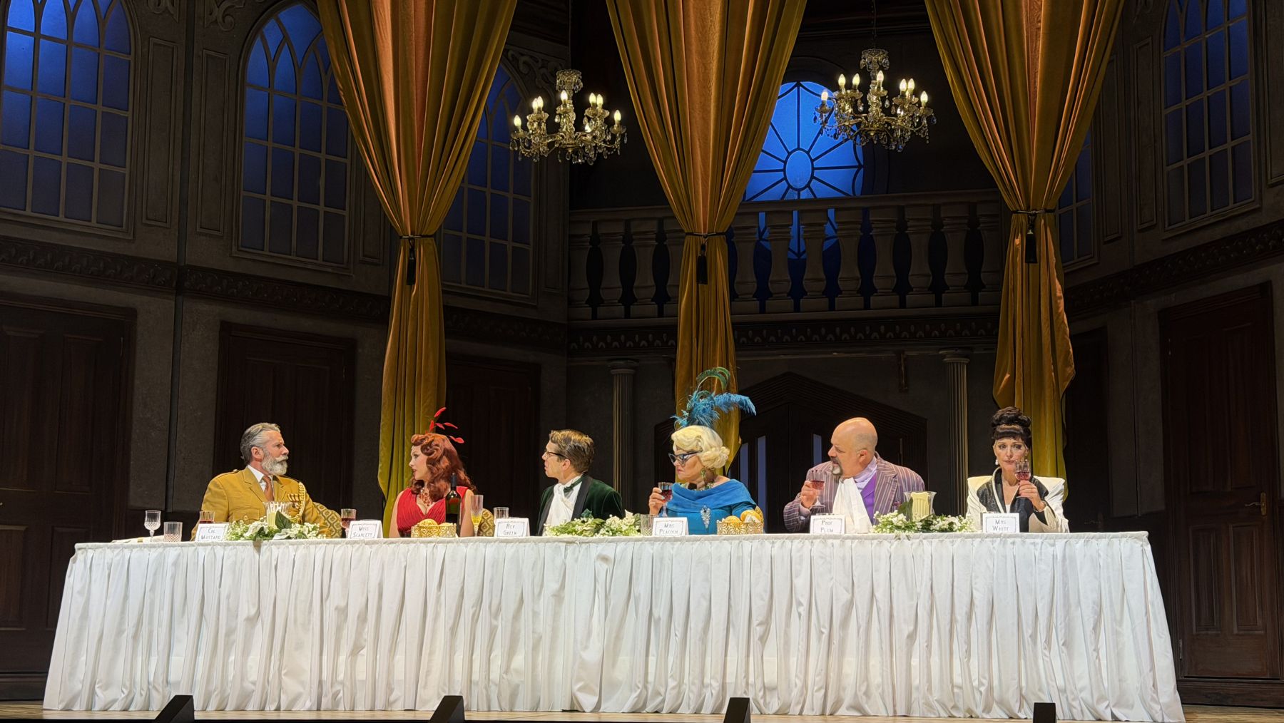 The cast of Cluedo The Play