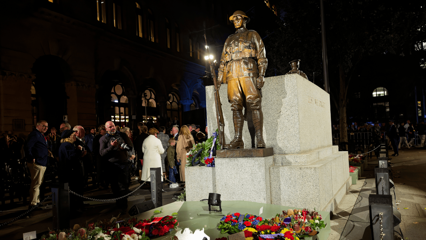 The Cenotaph statue at Martin Place
