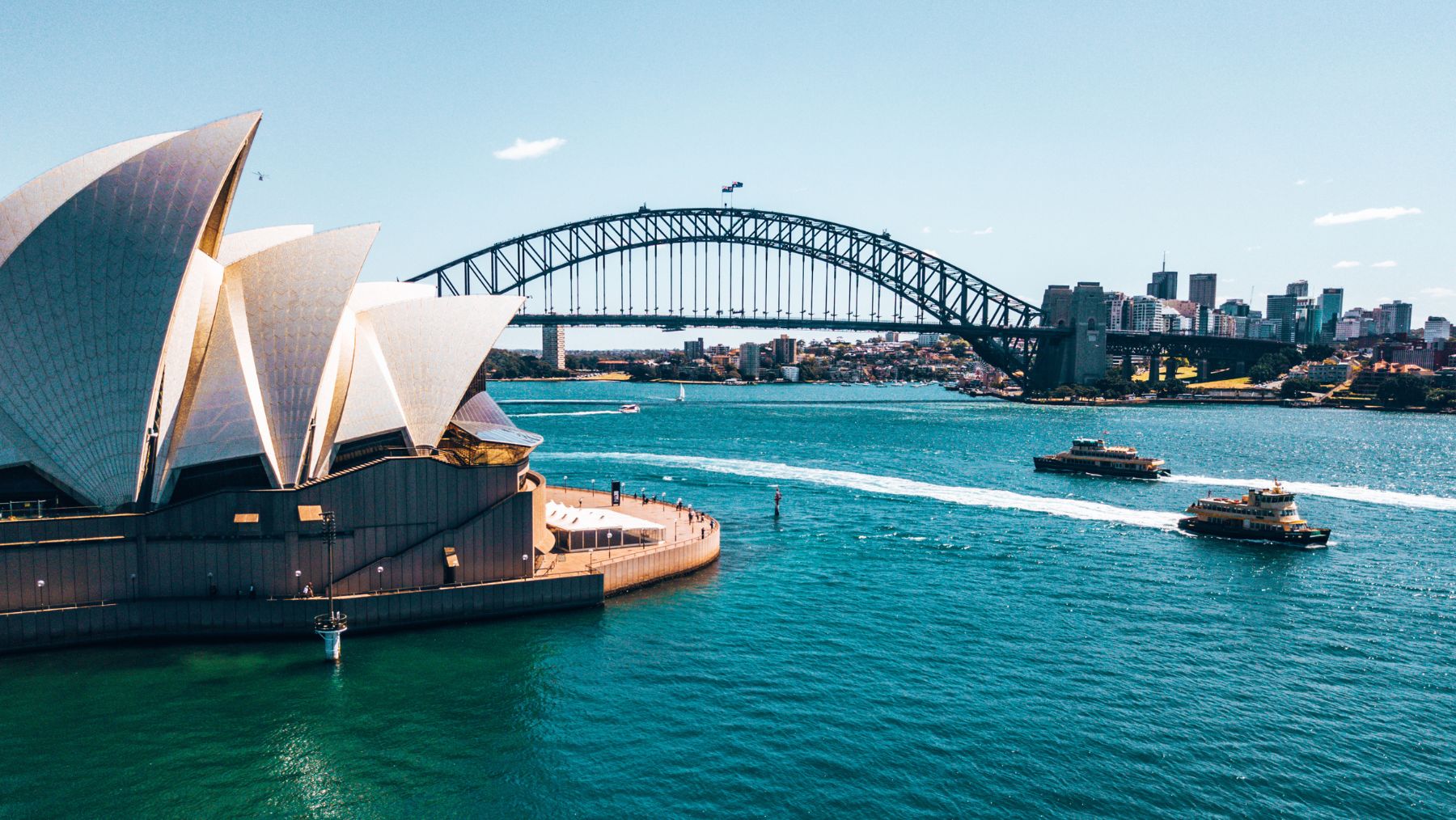 Sydney Opera House and Sydney Harbour Bridge