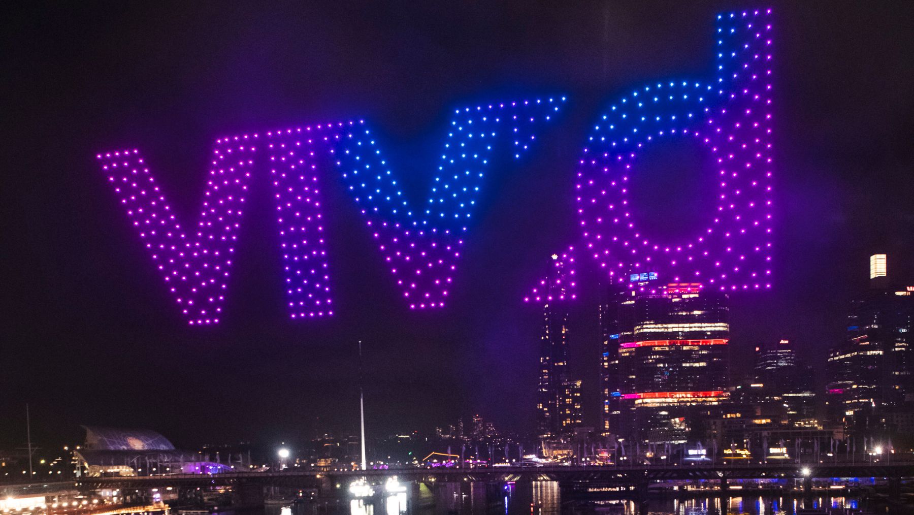 Vivid Sydney Drone Show Monday