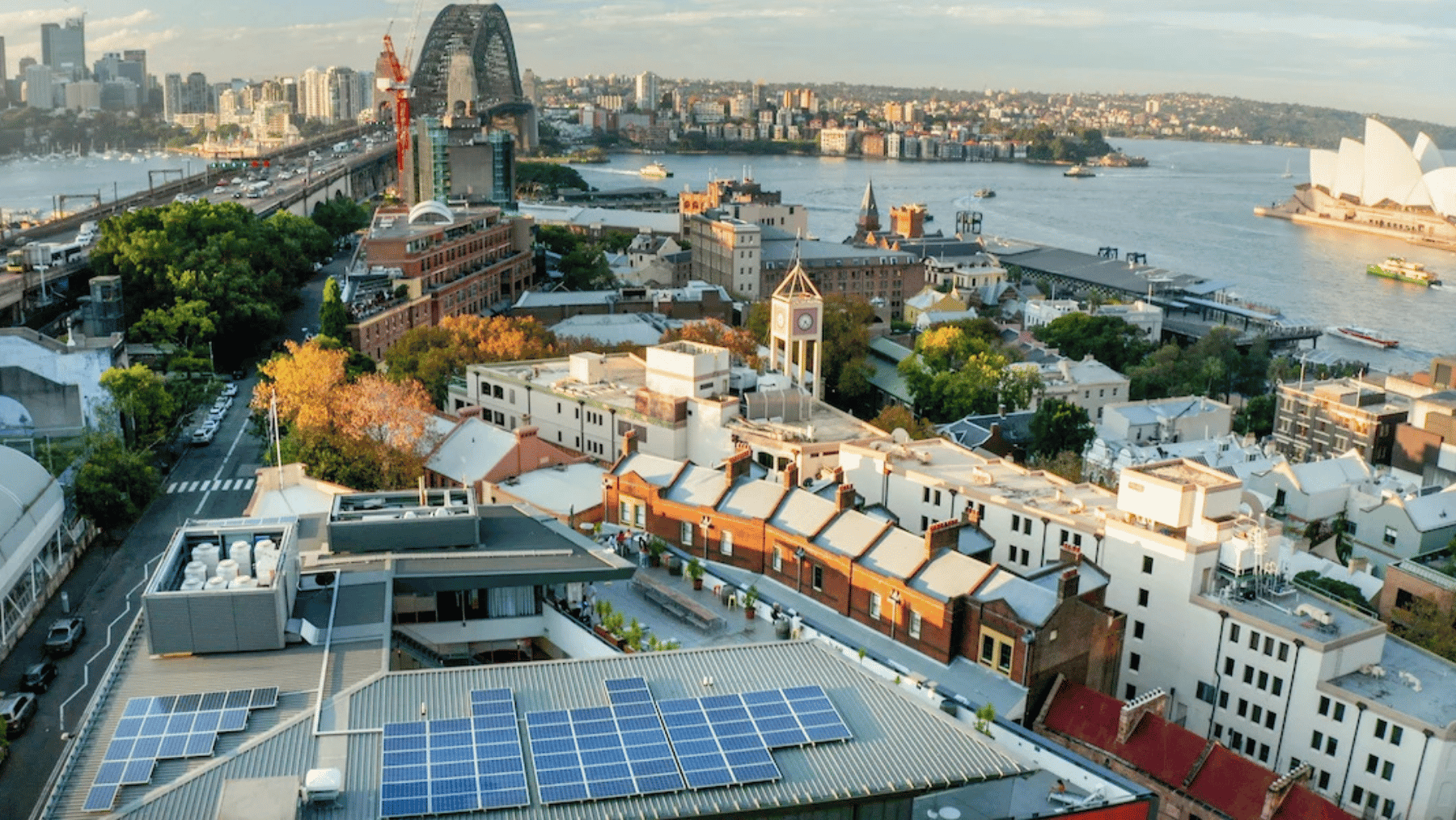 Enjoy Vivid Sydney without actually doing Vivid - and avoid the crowds 10 a drone view of sydney harbour