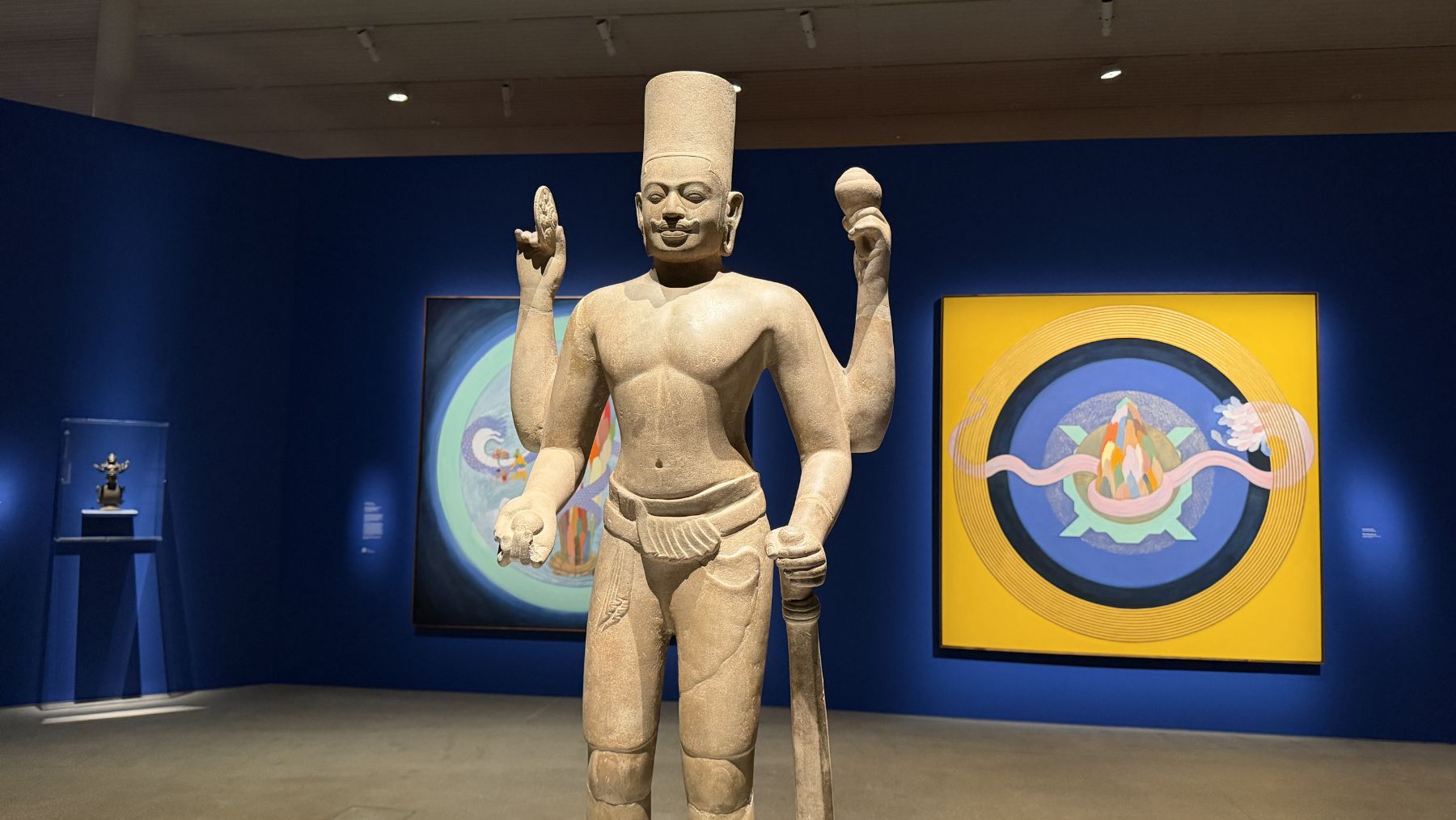 Cambodian Vishnu statue from the early 800s