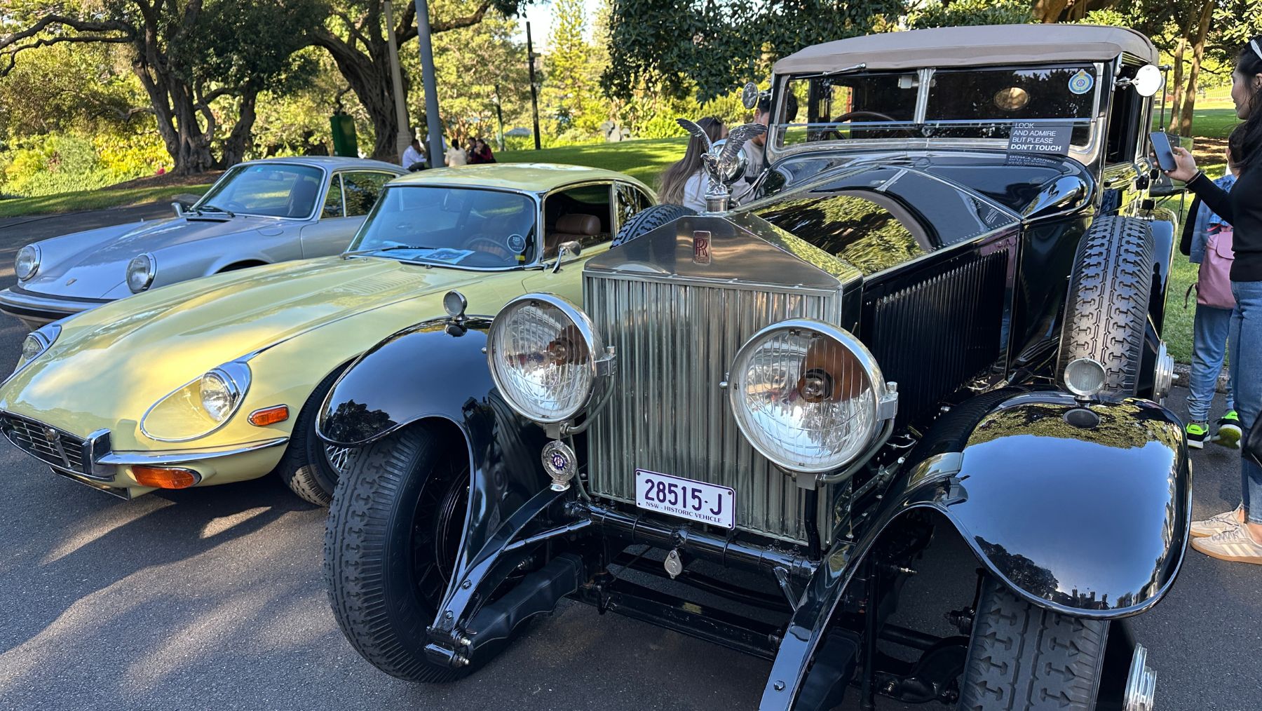 Cars parked outside Government House